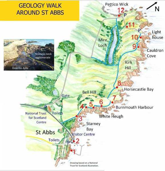 St. Abb's Head: a geology walk | GeoGuide